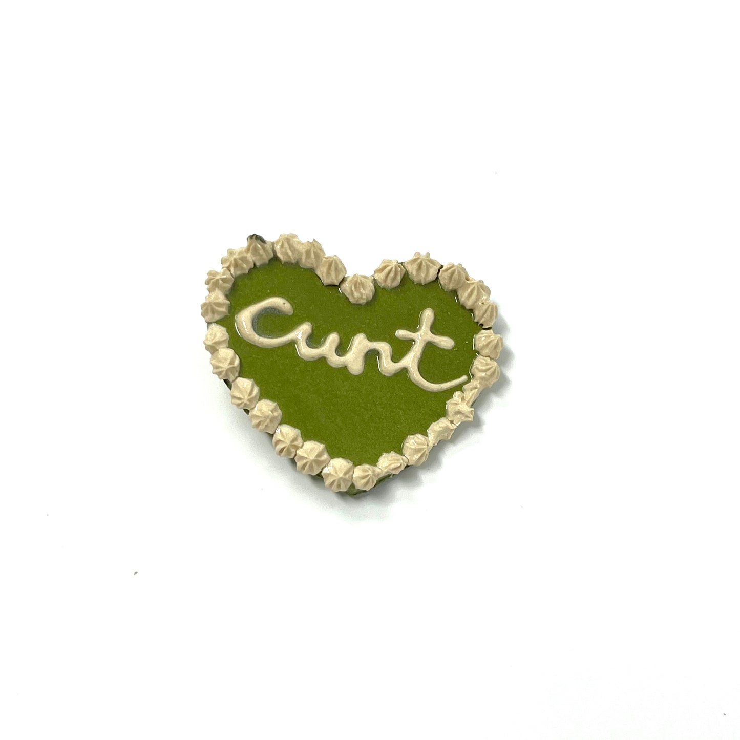 Green Flat Cake Magnets