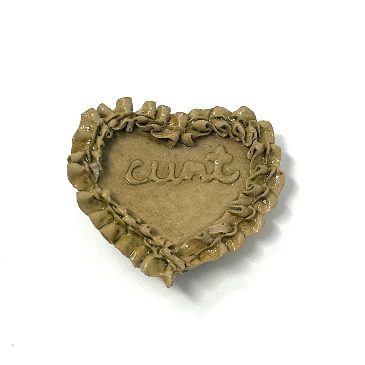 Raku Flat Cake Magnets