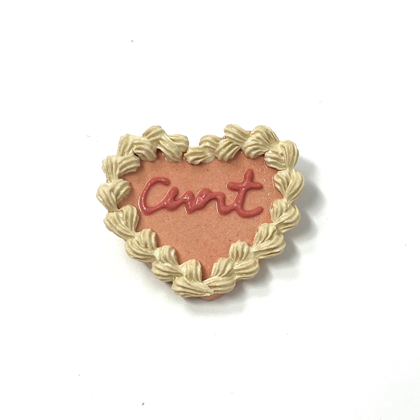 Pink Flat Cake Magnets