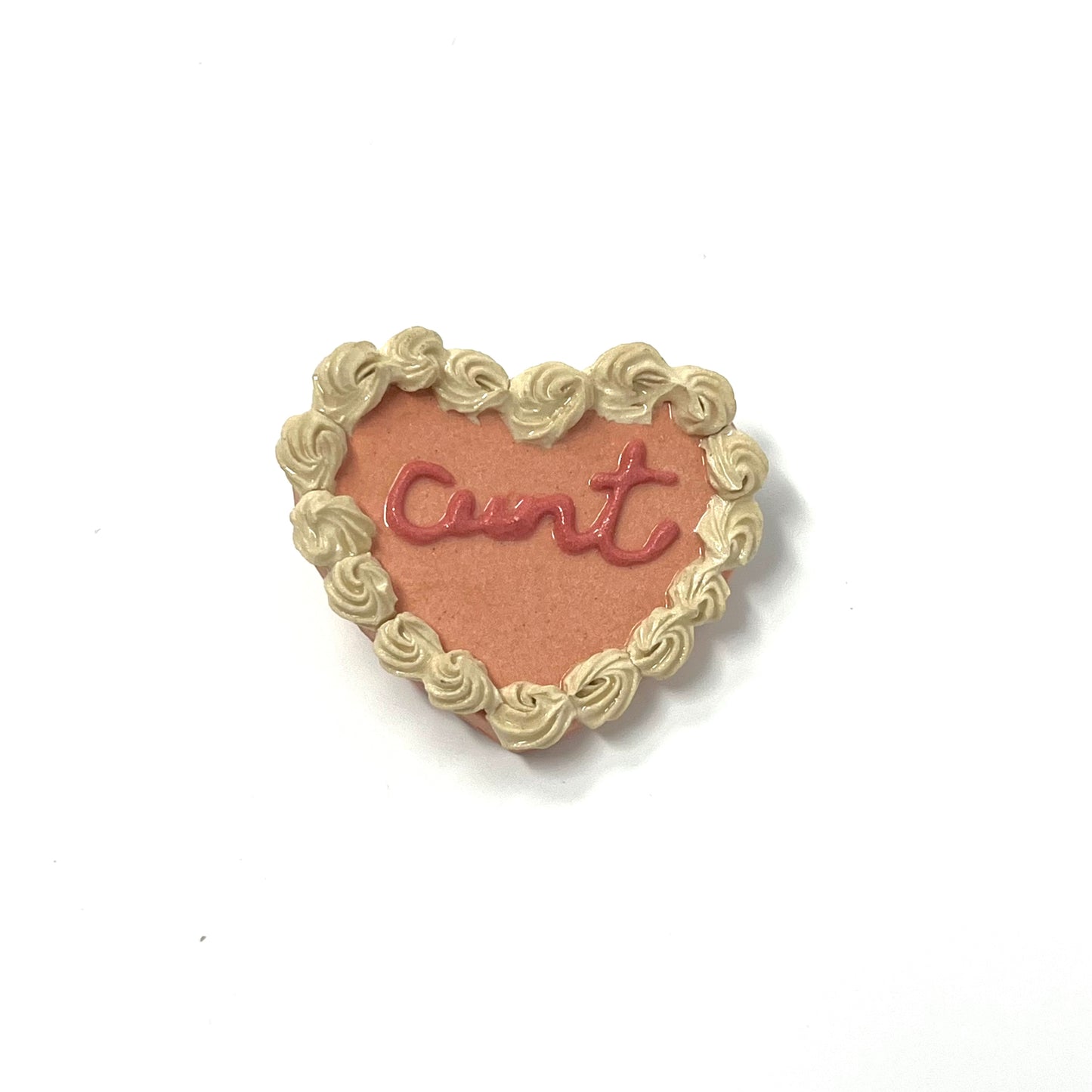 Pink Flat Cake Magnets