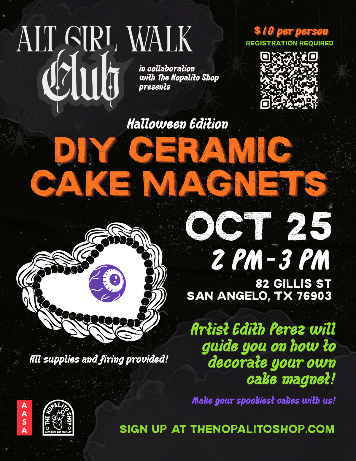 DIY Ceramic Cake Magnets with Alt Girl Walk Club
