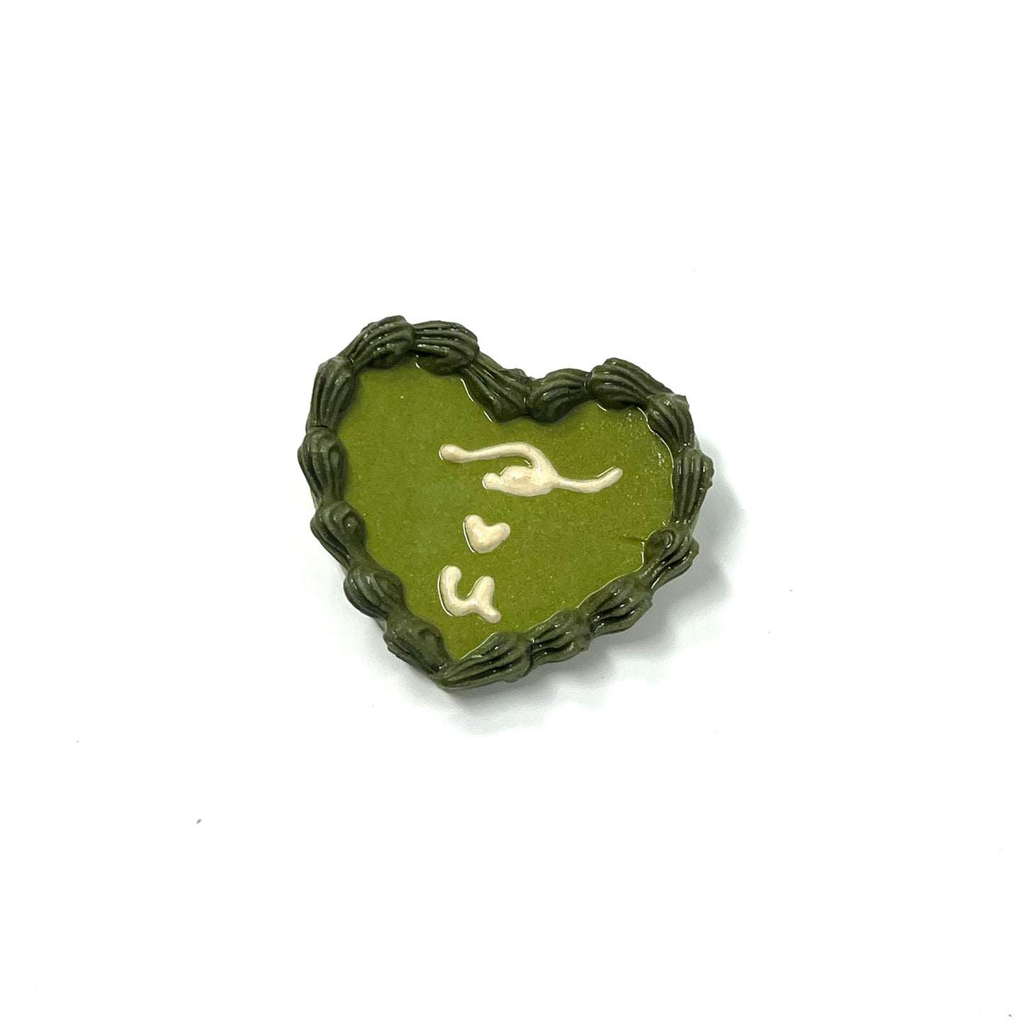 Green Flat Cake Magnets