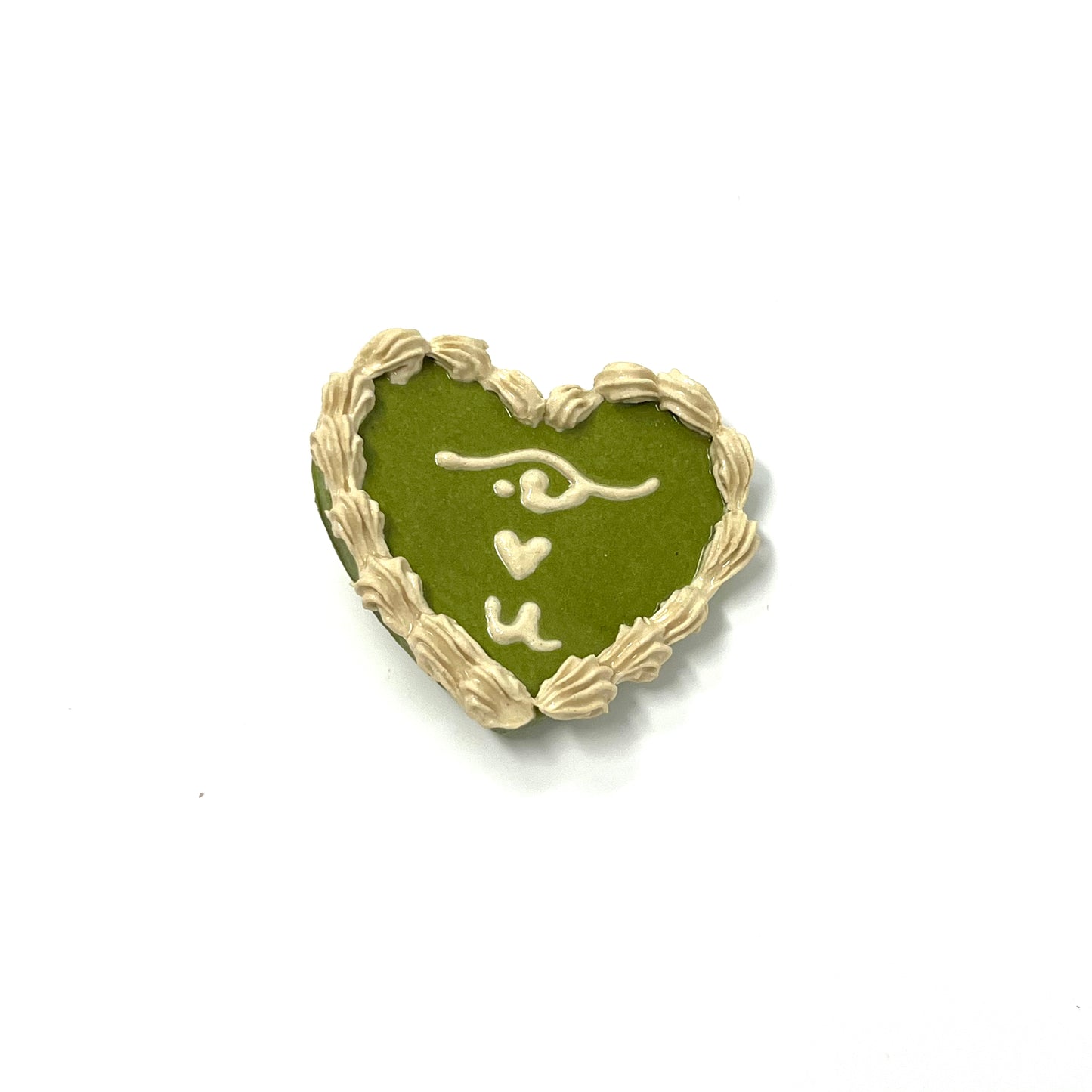 Green Flat Cake Magnets
