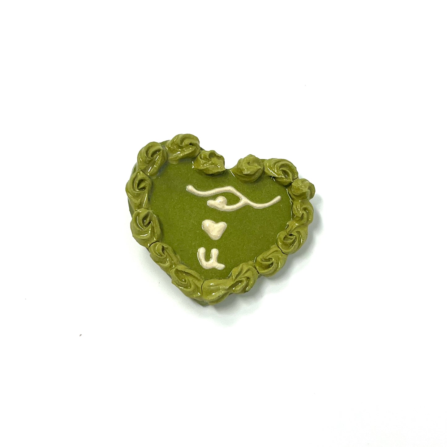 Green Flat Cake Magnets
