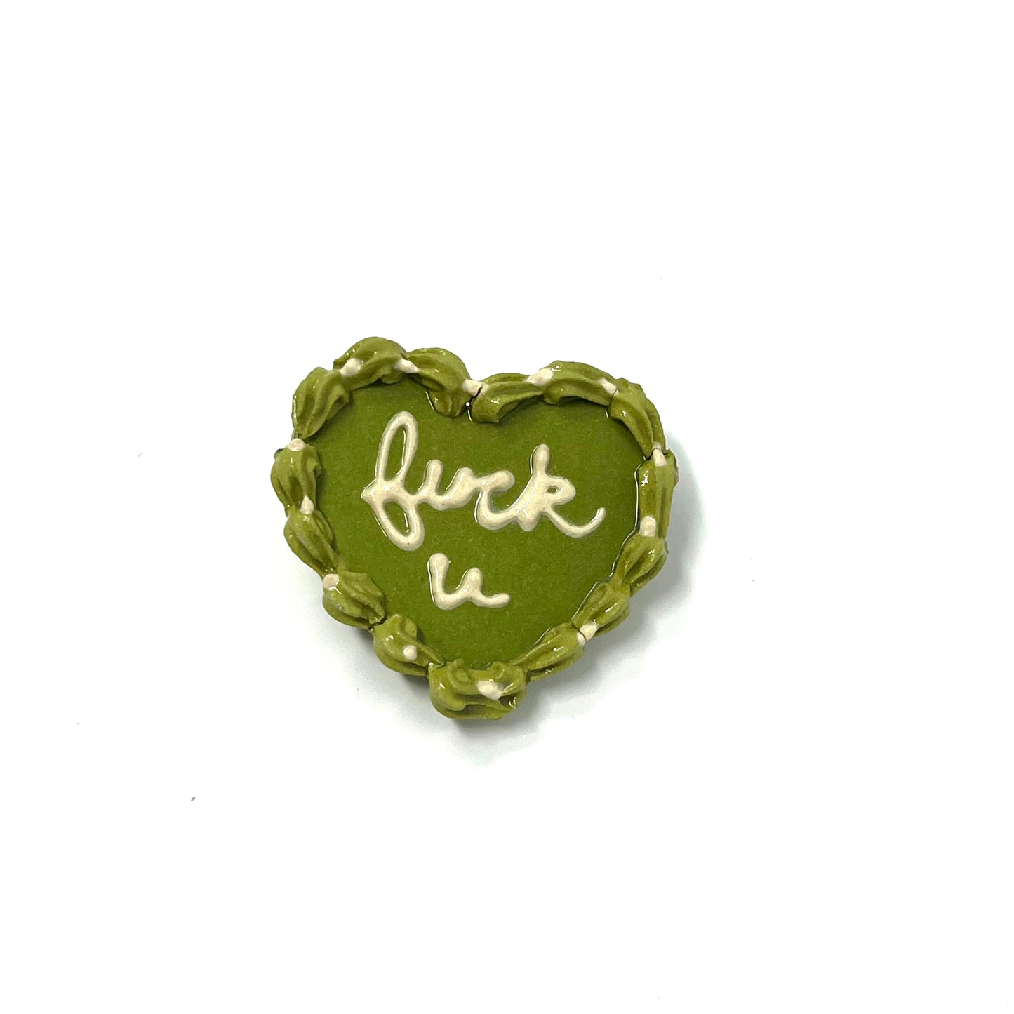 Green Flat Cake Magnets