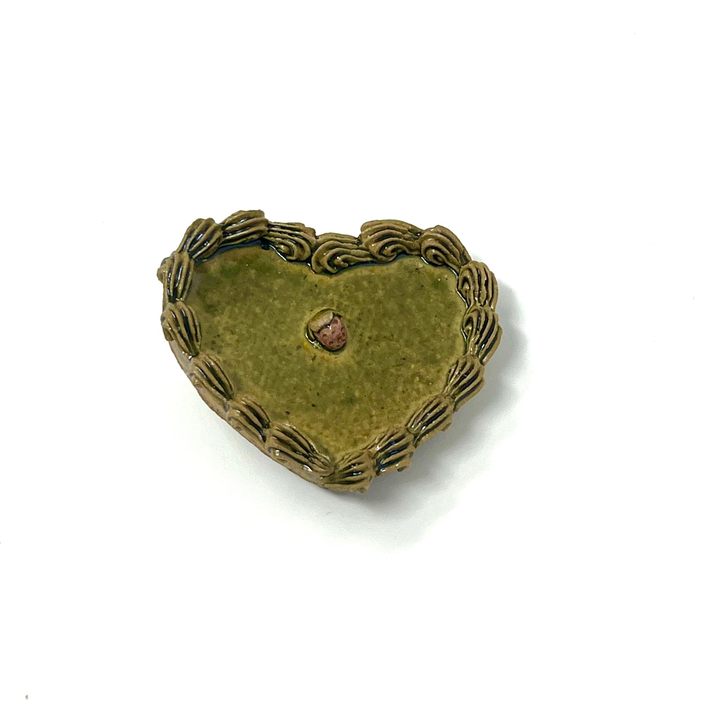 Raku Flat Cake Magnets