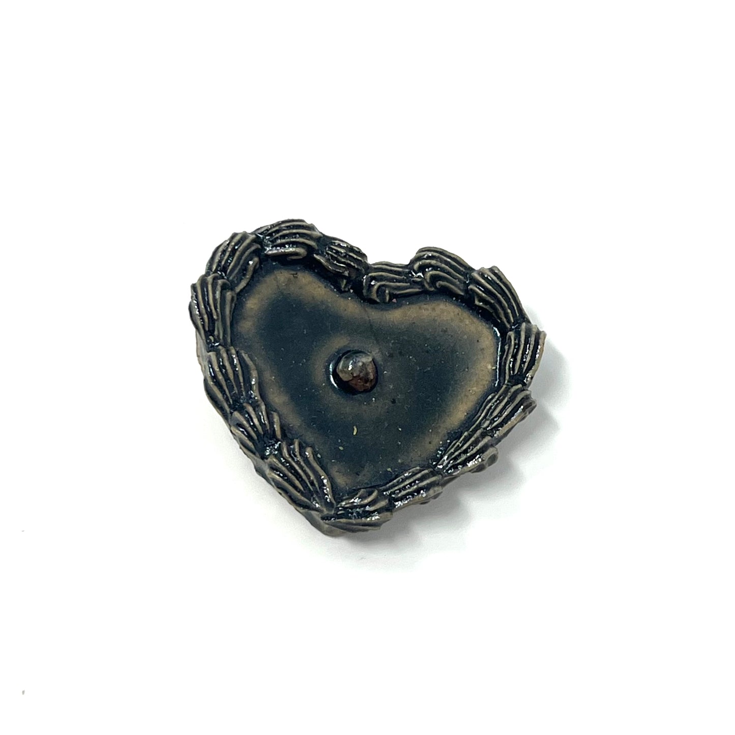 Raku Flat Cake Magnets