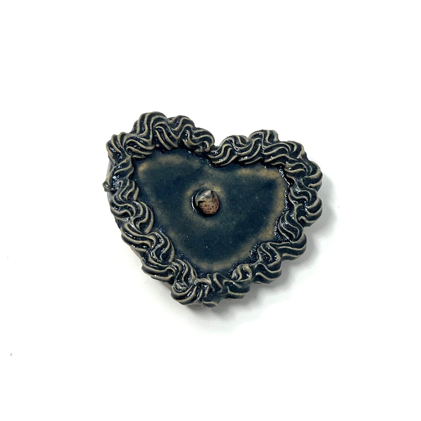Raku Flat Cake Magnets