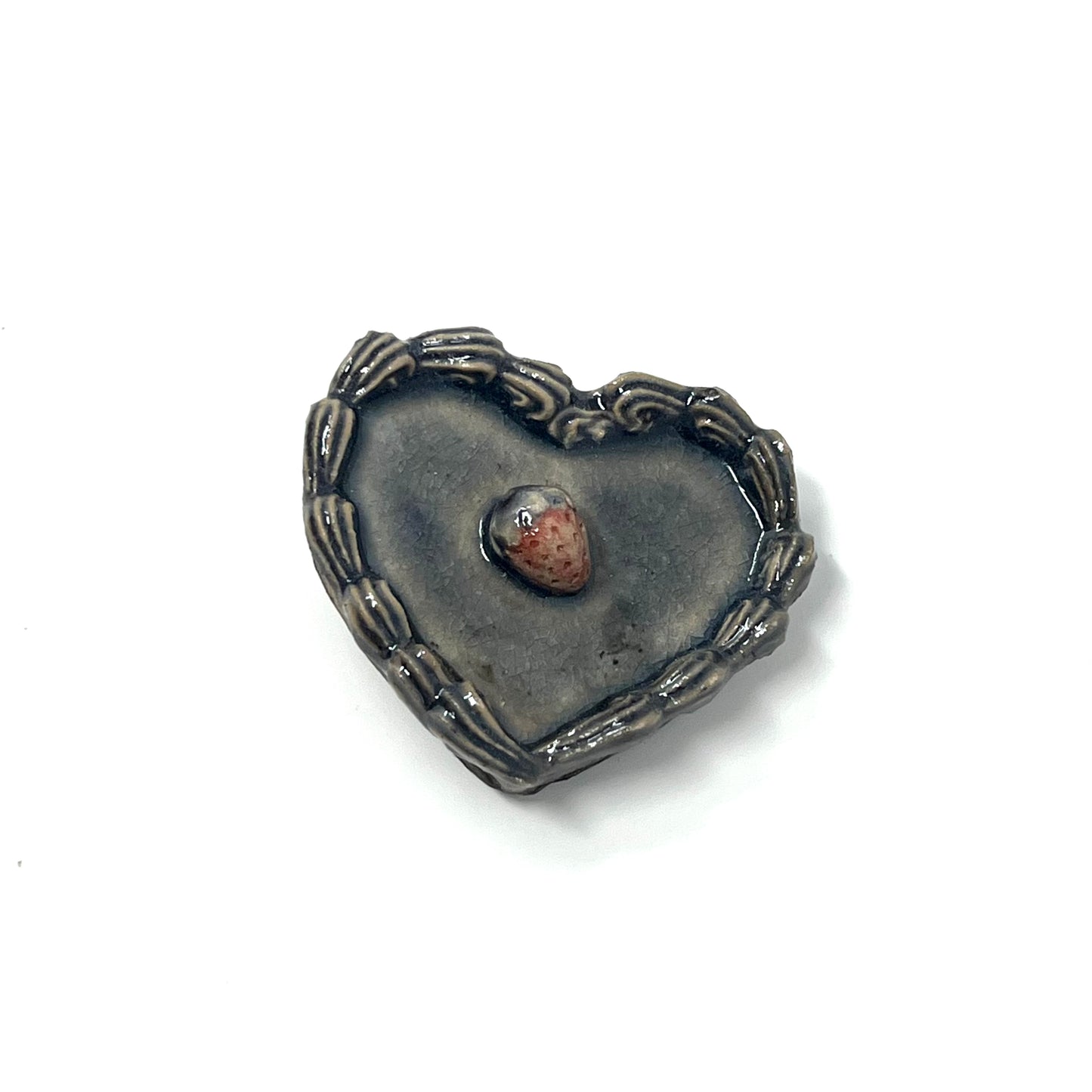 Raku Flat Cake Magnets