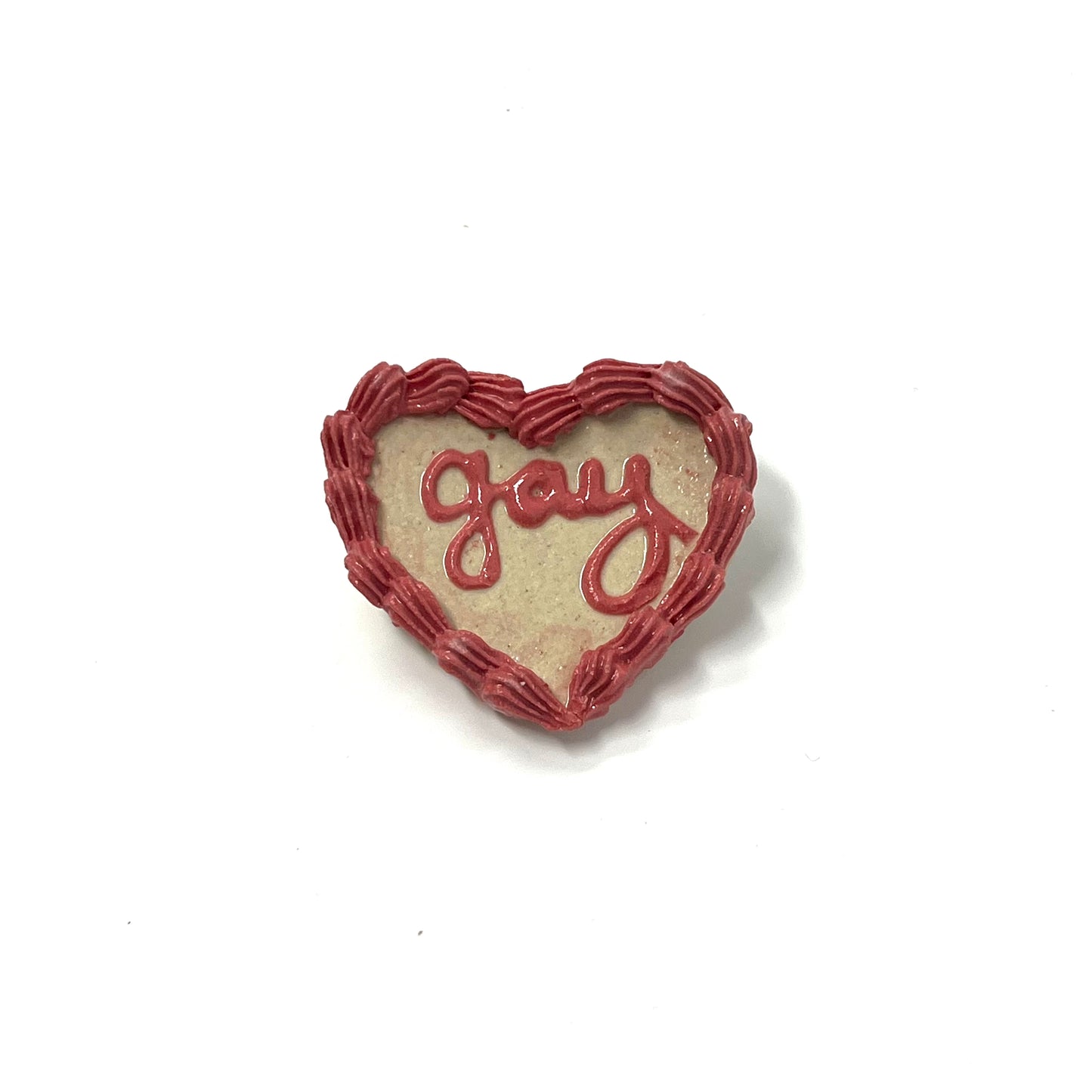 Pink Flat Cake Magnets