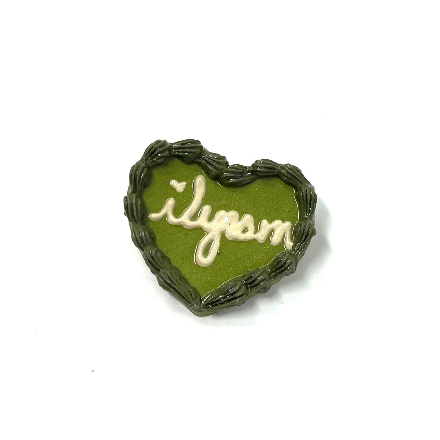 Green Flat Cake Magnets
