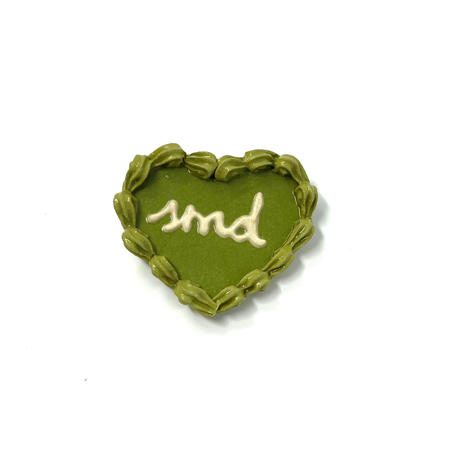 Green Flat Cake Magnets