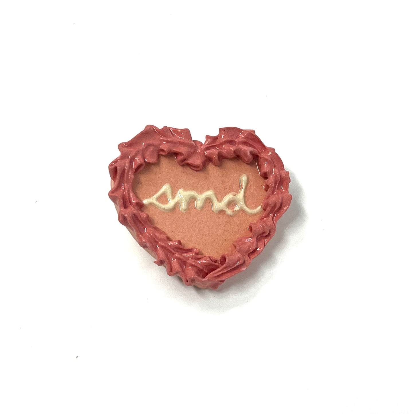 Pink Flat Cake Magnets