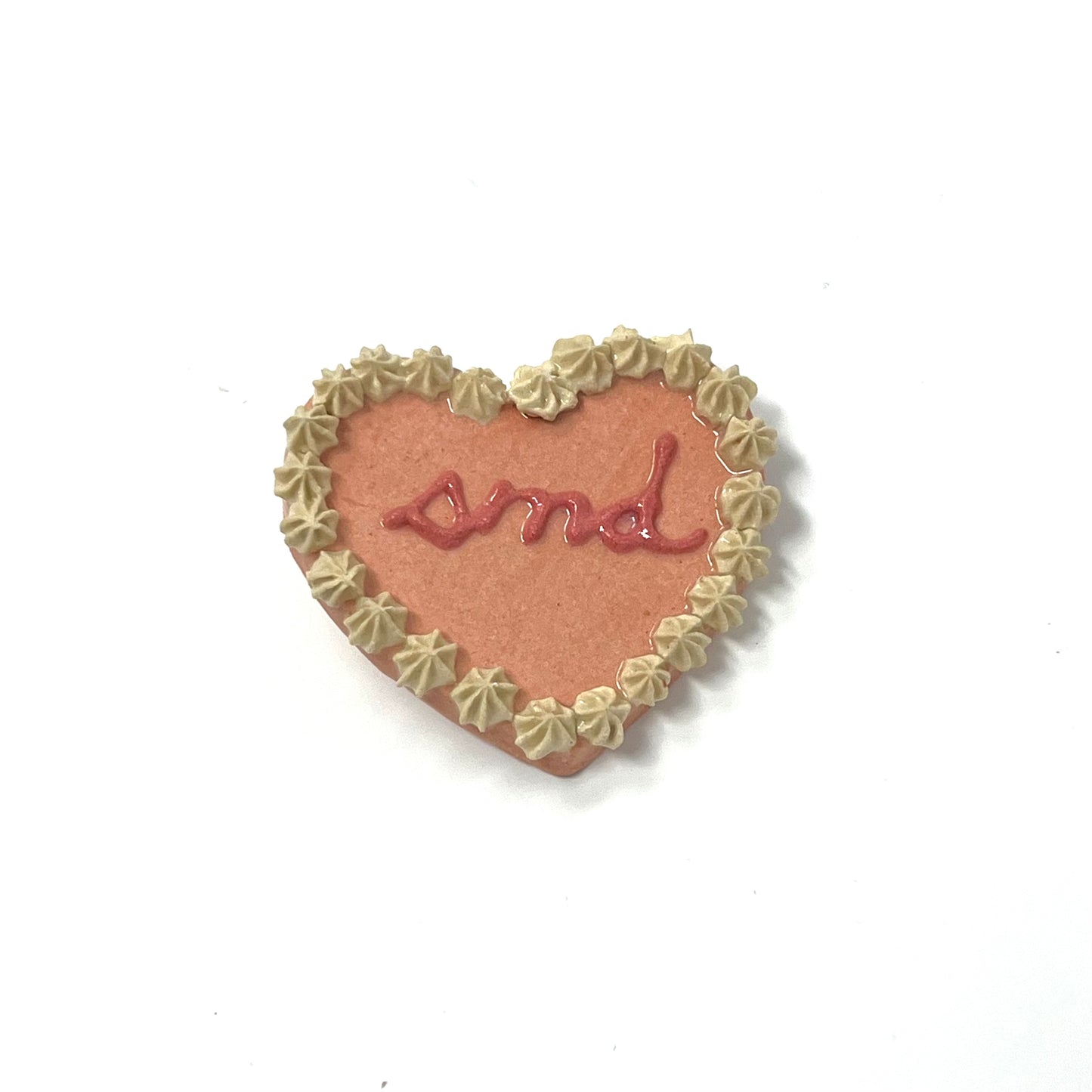 Pink Flat Cake Magnets