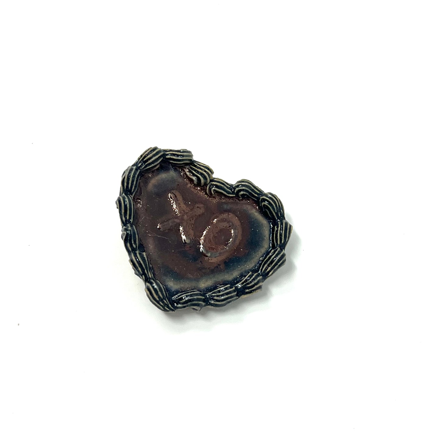 Raku Flat Cake Magnets