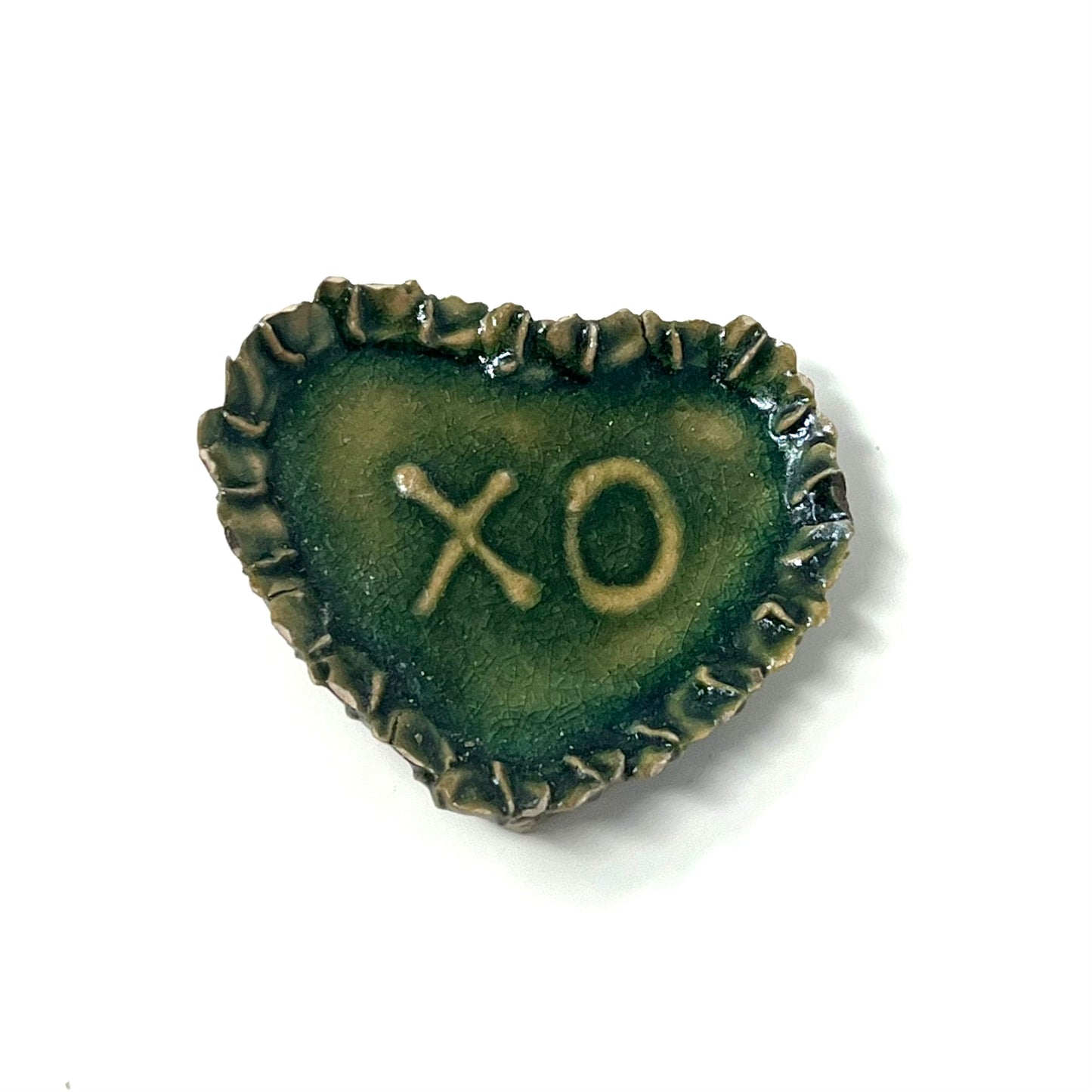 Raku Flat Cake Magnets