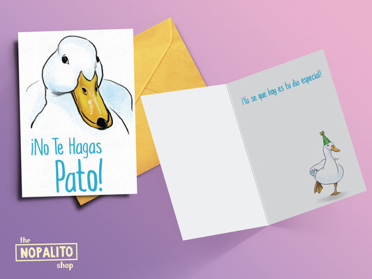 ¡No Te Hagas Pato! Greeting Card/Bundle