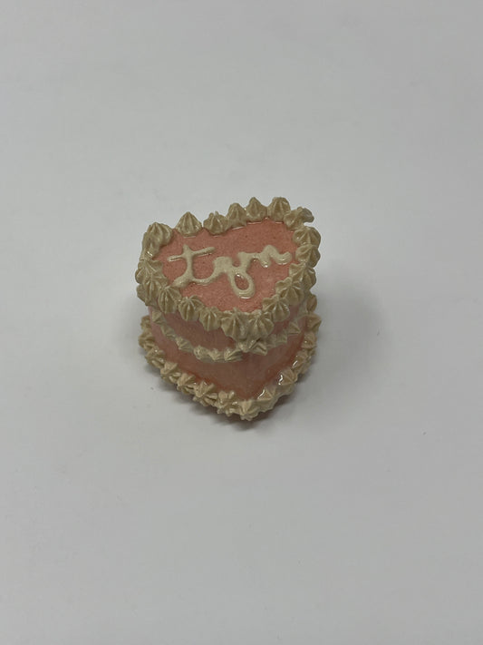 Mini Cake Pink Magnets