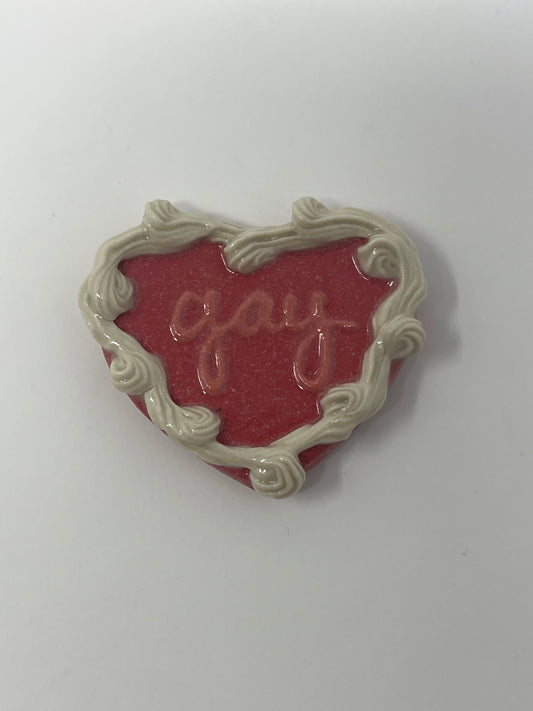 Gay Flat Cake Magnets