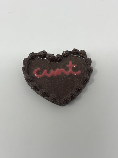 Cunt Flat Cake Magnets