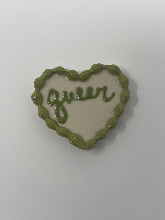 Queer Flat Cake Magnets