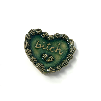 Raku Flat Cake Magnets