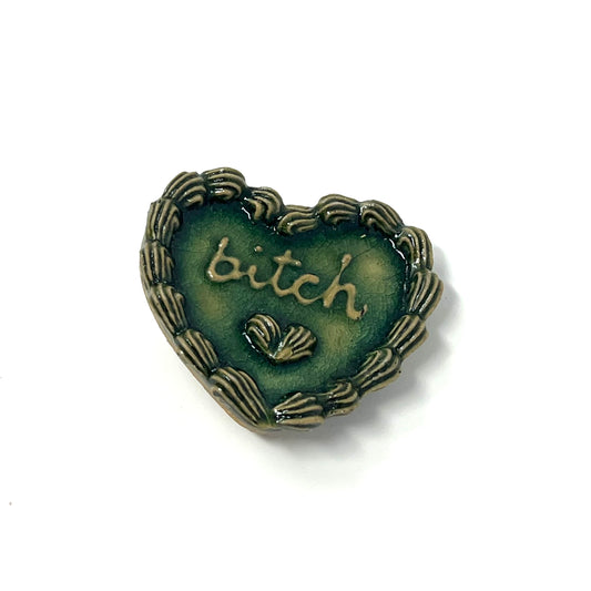 Raku Flat Cake Magnets