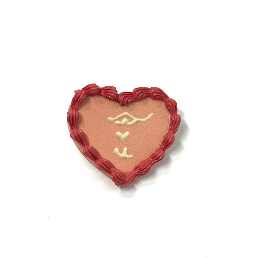 Pink Flat Cake Magnets