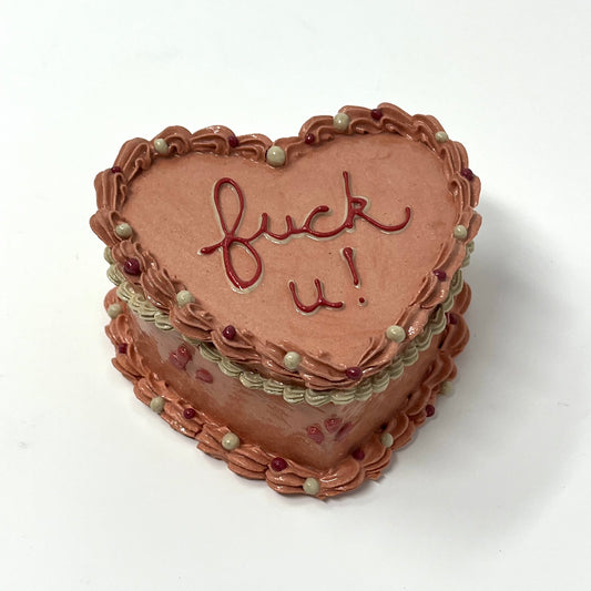 Fuck You! Heart Trinket Box