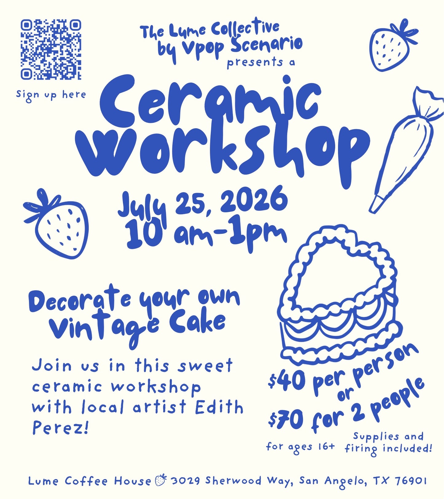 Ceramic Workshop at Lume Coffee House