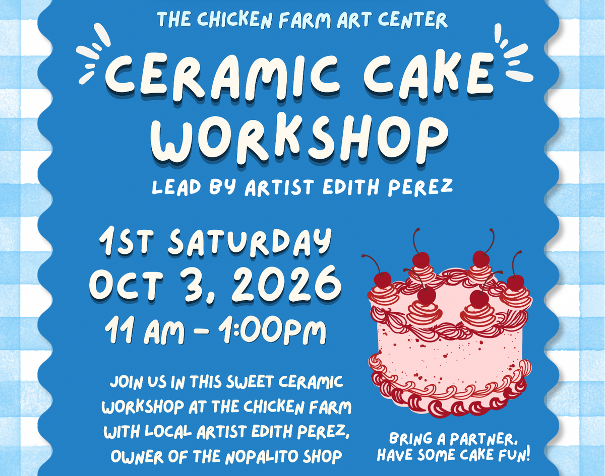 October Ceramic Workshop at the Chicken Farm Art Center