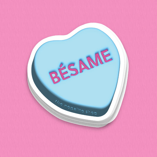 Bésame Vinyl Sticker