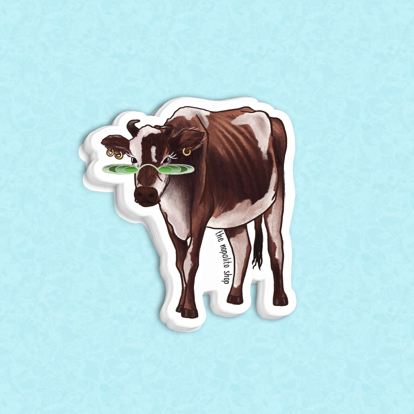 Geraldine, Vaca Sticker